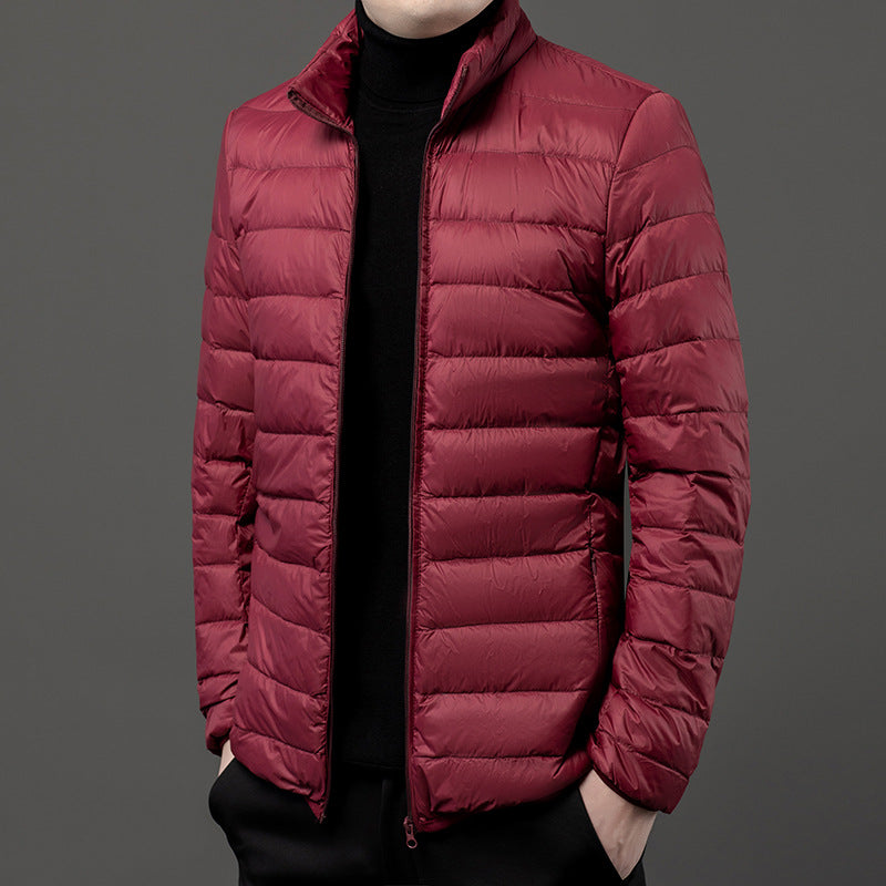 Luke | Men's slim-fit down jacket, lightweight