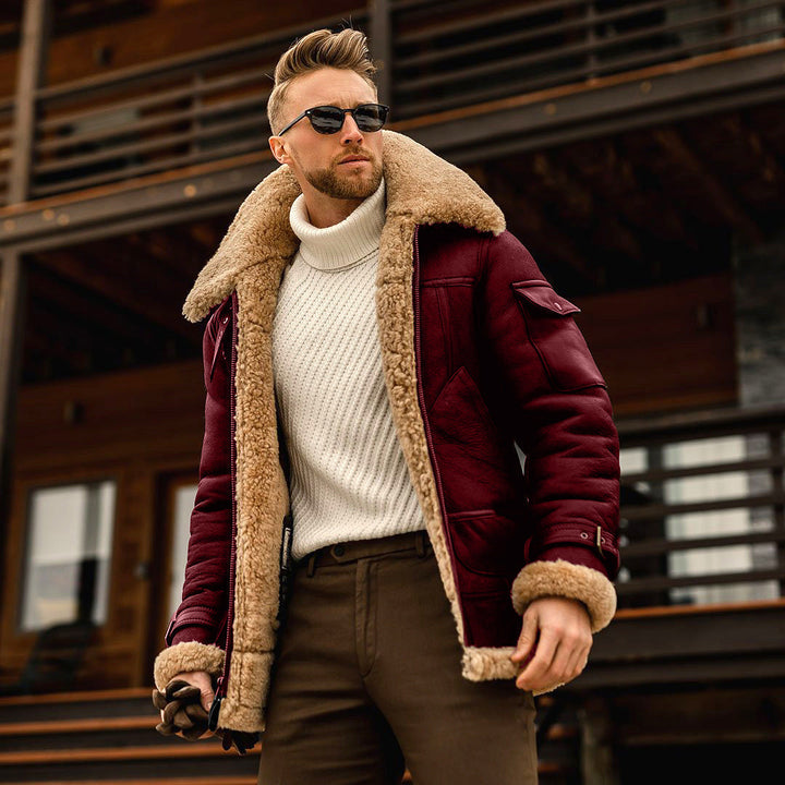 Leon | Men's Sheepskin Aviator Jacket