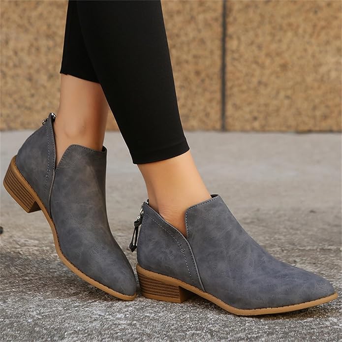 Lena | Women's wedge heel pointed ankle boots