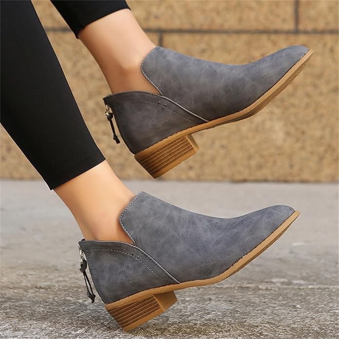 Lena | Women's wedge heel pointed ankle boots
