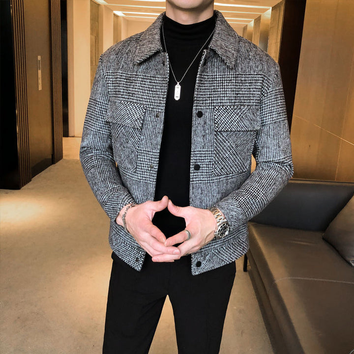 Leon | Men's checked overshirt in trend