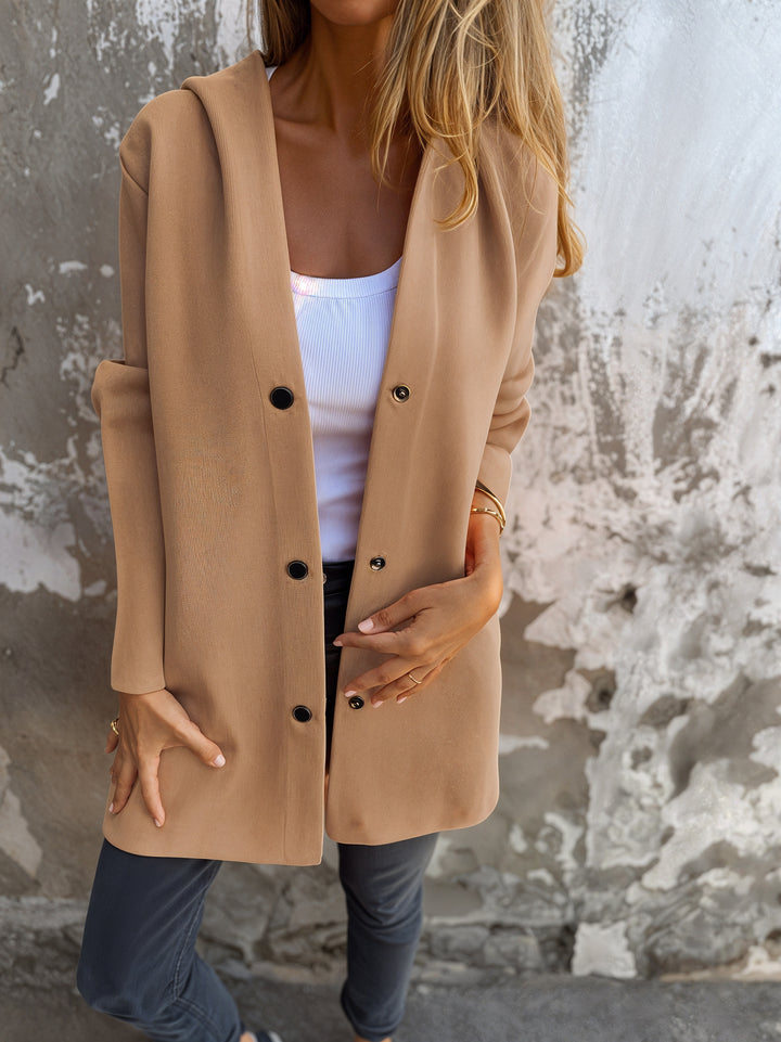 Anna's Casual Knit Coat: Trendy long cardigan