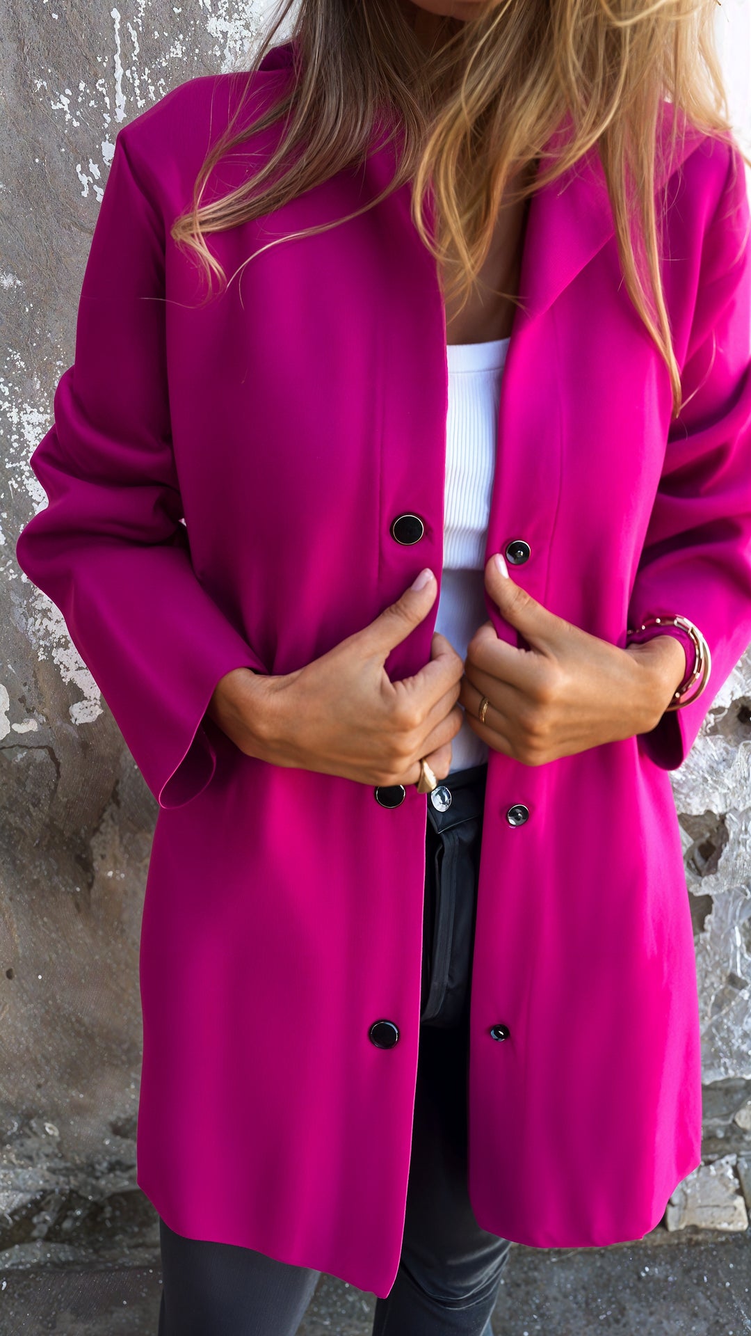 Anna's Casual Knit Coat: Trendy long cardigan