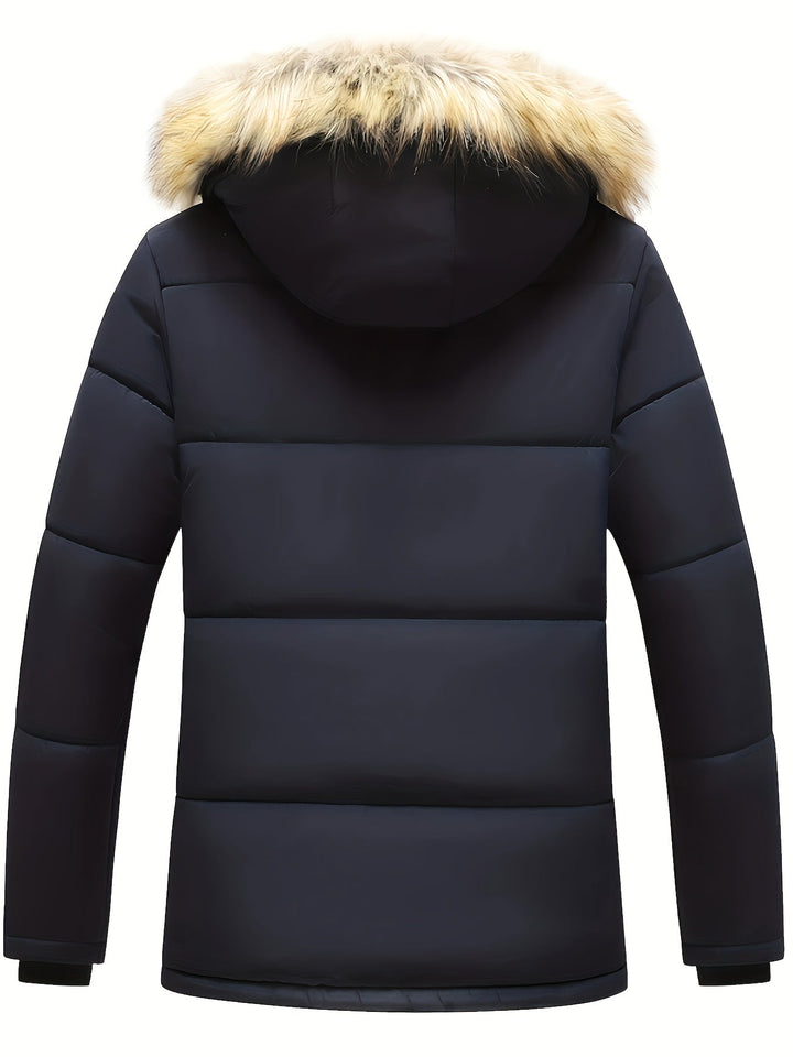 Julian | Men's quilted jacket with hood
