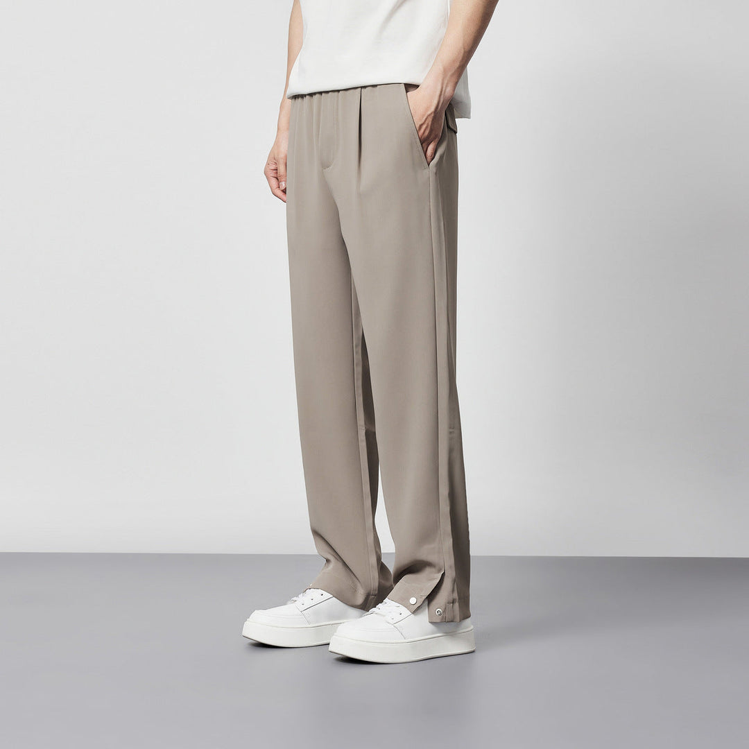 Maximilian | Men's Pleated Wide Leg Pants