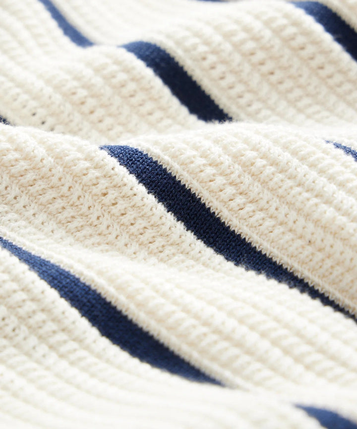 Maximilian | Striped men's shirt with button placket