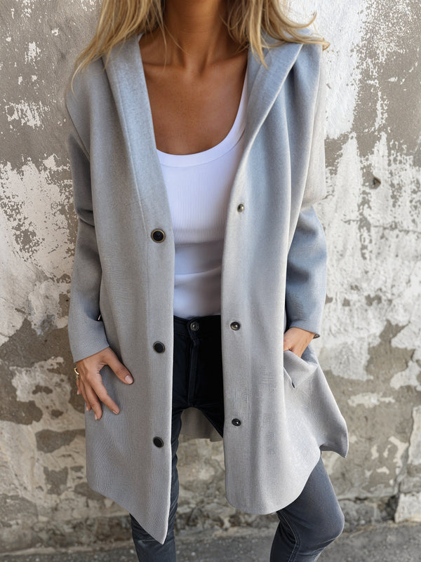 Anna's Casual Knit Coat: Trendy long cardigan