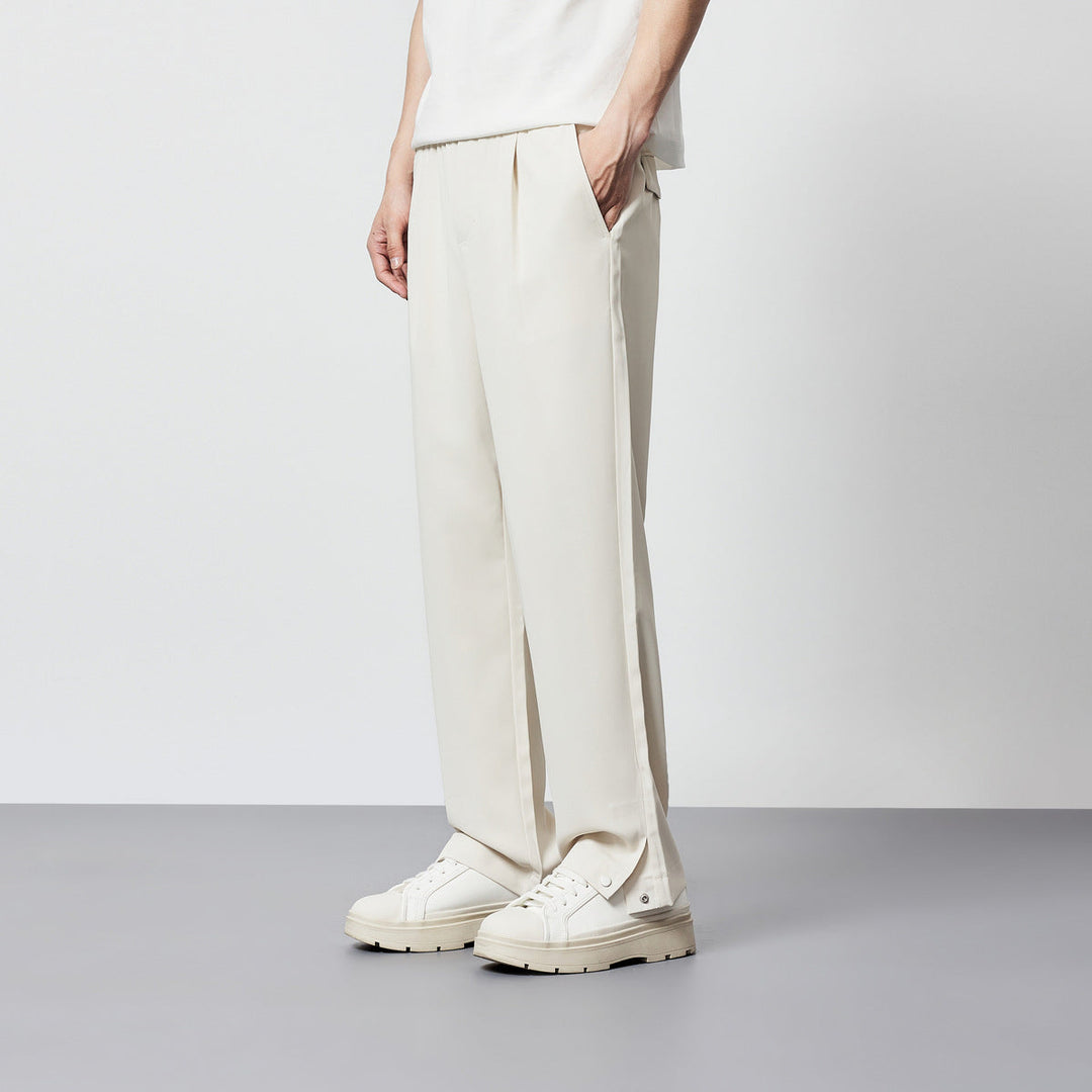 Maximilian | Men's Pleated Wide Leg Pants
