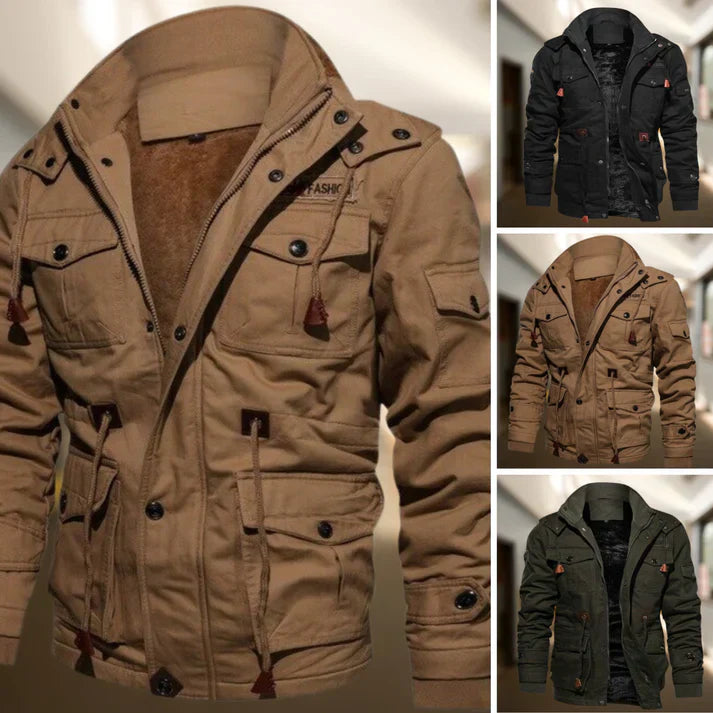 Leon | Men's military hooded jacket
