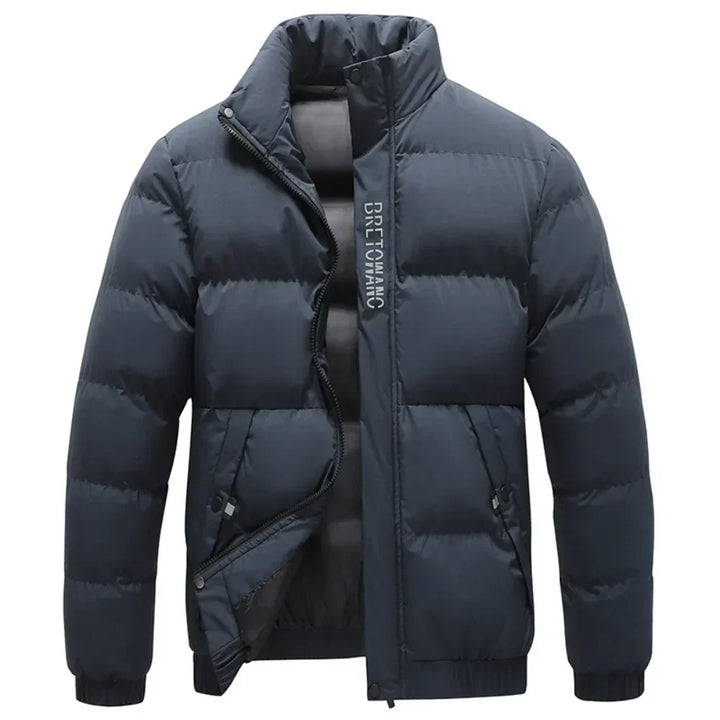Leon | Trendy men's down jacket with stand-up collar