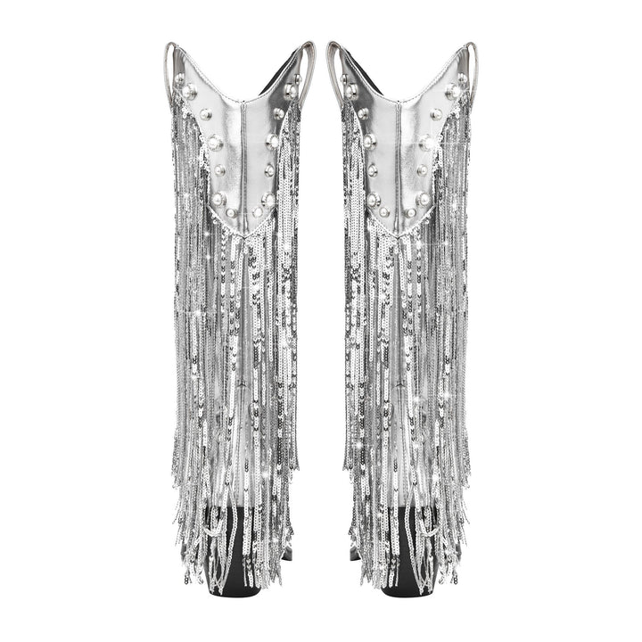 Marina | Women's fringed cowboy boots