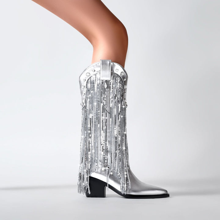 Marina | Women's fringed cowboy boots