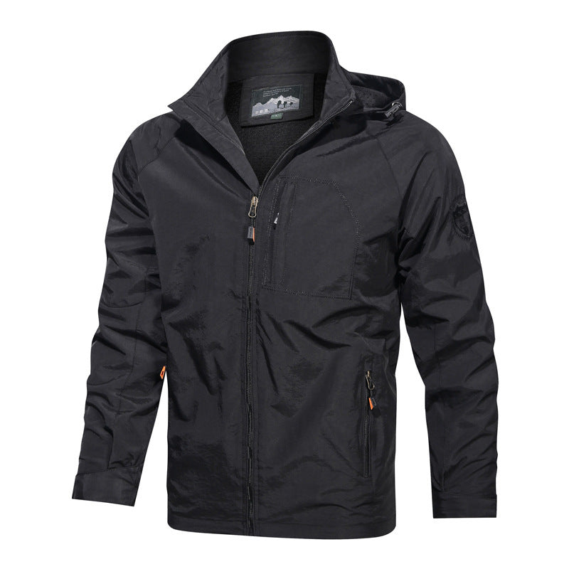 Leon | Lightweight men's hooded jacket