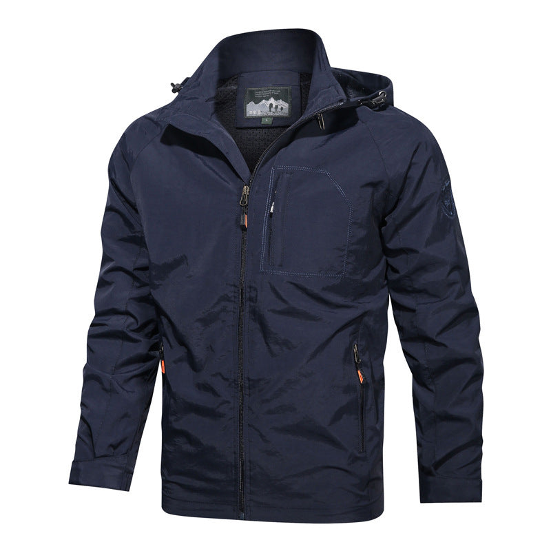Leon | Lightweight men's hooded jacket