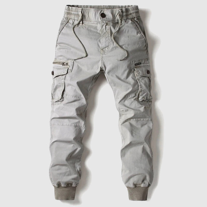 Luke | Slim-fit cargo jogger pants for men