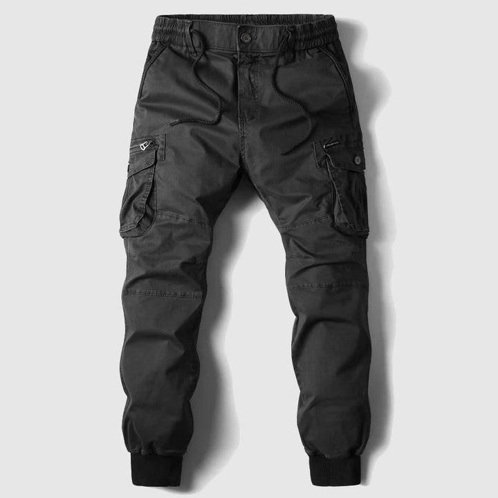 Luke | Slim-fit cargo jogger pants for men