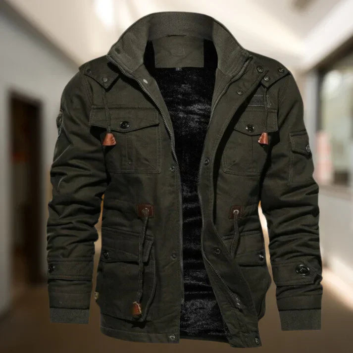 Leon | Men's military hooded jacket