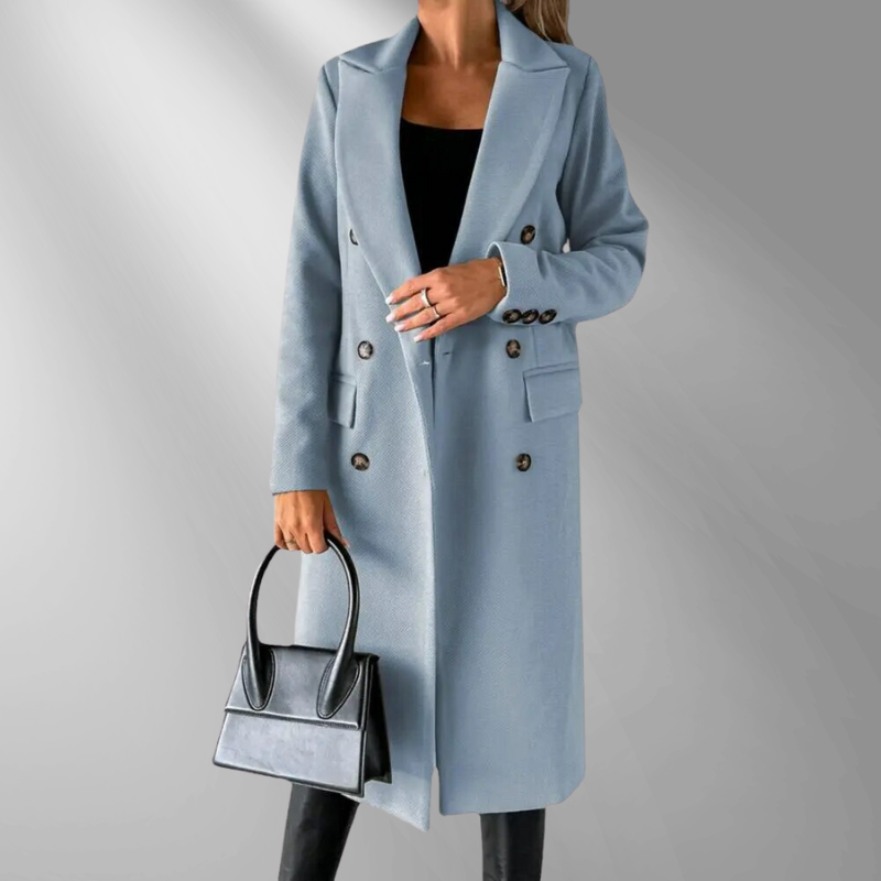 Maximilian: Elegant double-breasted coat – fitted