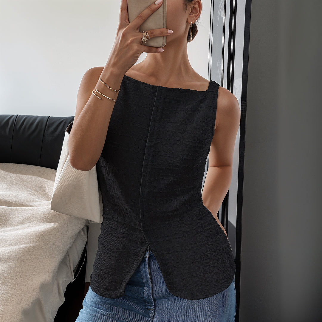 Women's Top 'Sophia': Square neckline, sleeveless