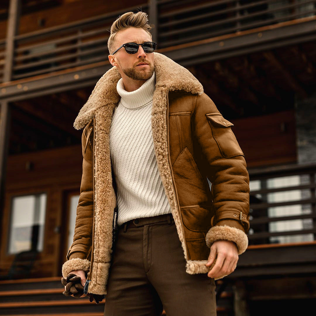 Leon | Men's Sheepskin Aviator Jacket