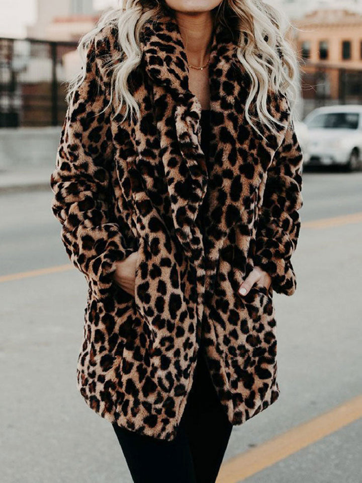 Sofia Elegant Leopard Coat