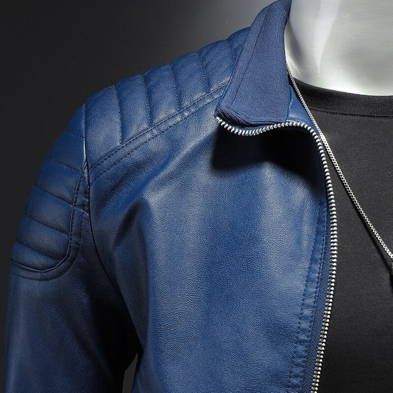 Leo | Men's slim-fit biker jacket