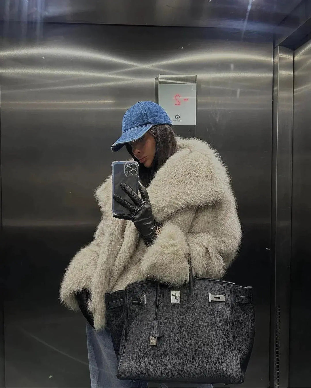 Emma Edle Women's Faux Fur Jacket – Timeless Chic