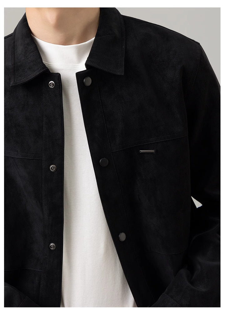 Leon | Men's Trendy Button-Down ShirtJacket