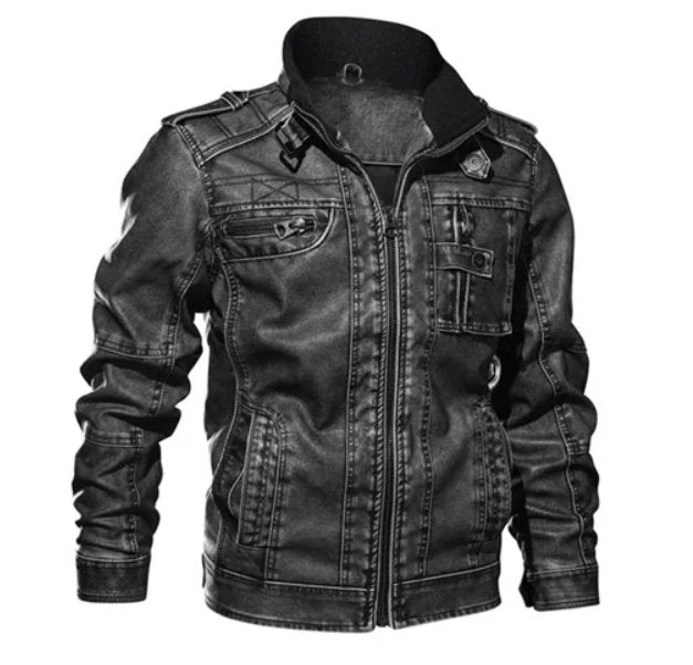 Luke | Men's slim-fit biker jacket