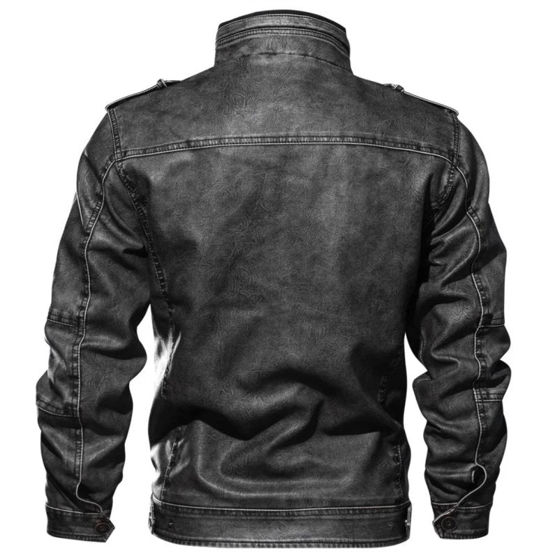 Luke | Men's slim-fit biker jacket