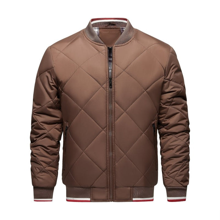 Luke | Men's Diamond Quilted Bomber Jacket