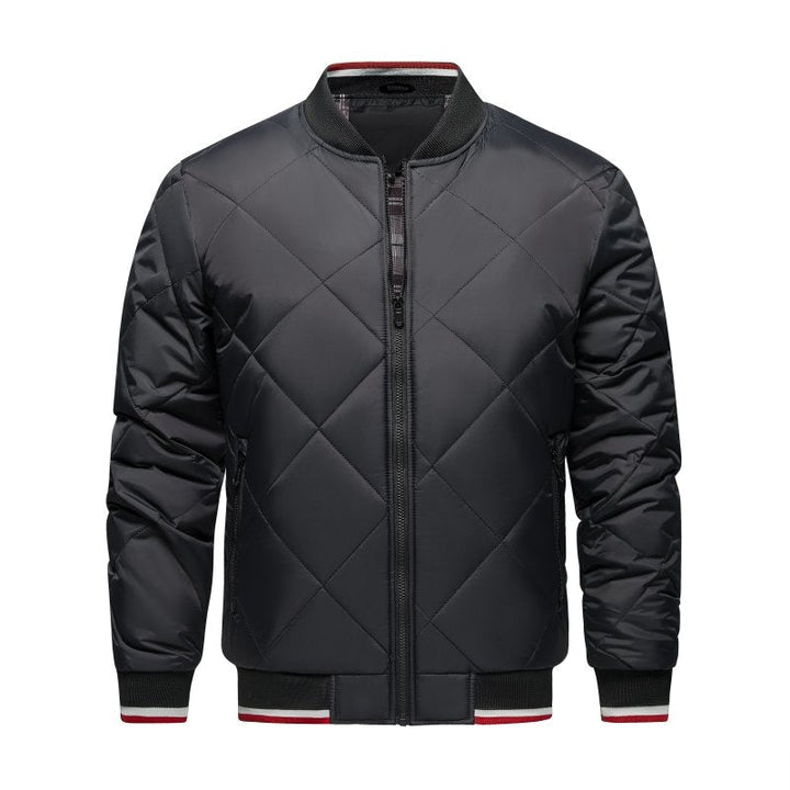 Luke | Men's Diamond Quilted Bomber Jacket