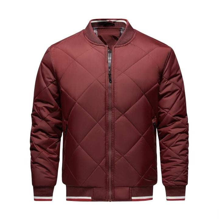 Luke | Men's Diamond Quilted Bomber Jacket