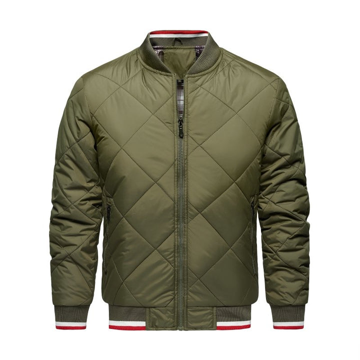 Luke | Men's Diamond Quilted Bomber Jacket