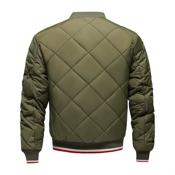 Luke | Men's Diamond Quilted Bomber Jacket