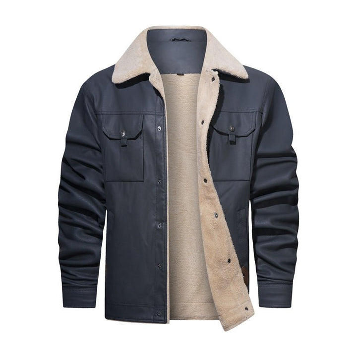 Luke | Men's Sherpa collar casual jacket