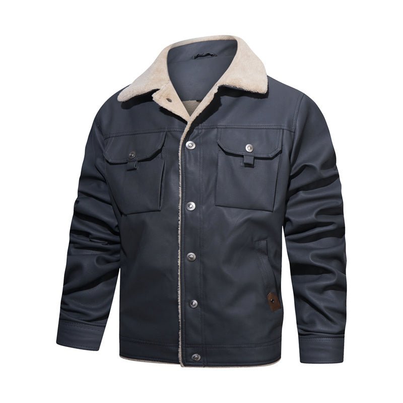 Luke | Men's Sherpa collar casual jacket