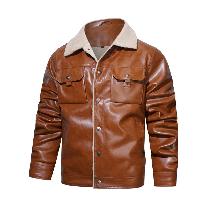 Luke | Men's Sherpa collar casual jacket