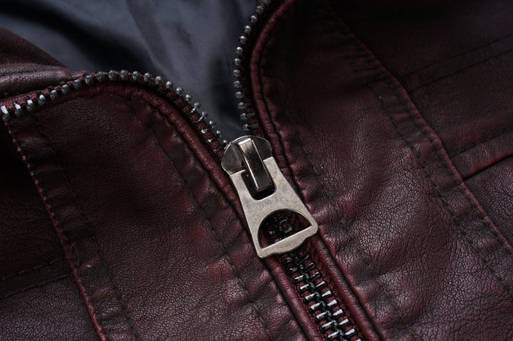 Luke | Men's slim-fit biker jacket