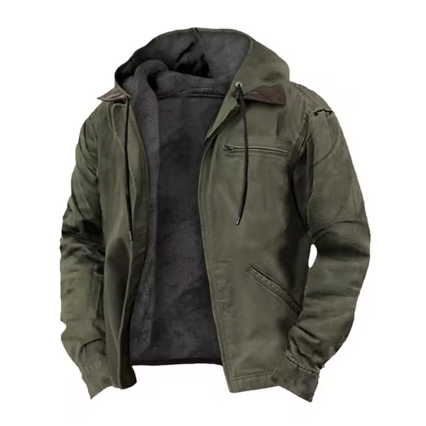 Luke | Stylish men's hooded jacket with zip